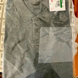 PUMA men polo large gray